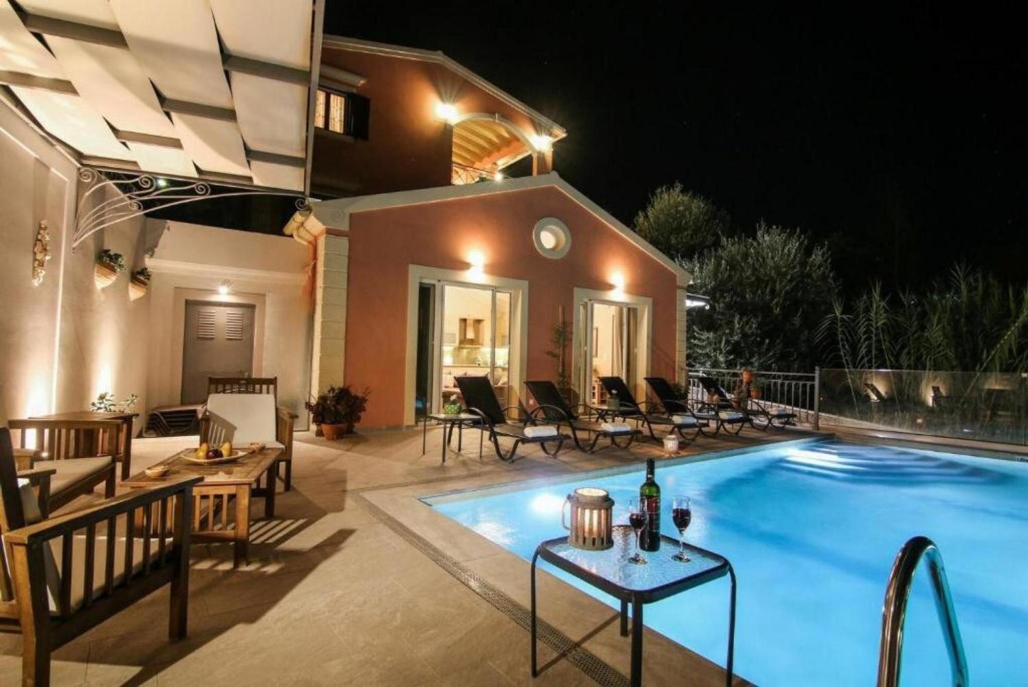Jewel Private Pool In Corfu Island Alykes Potamou