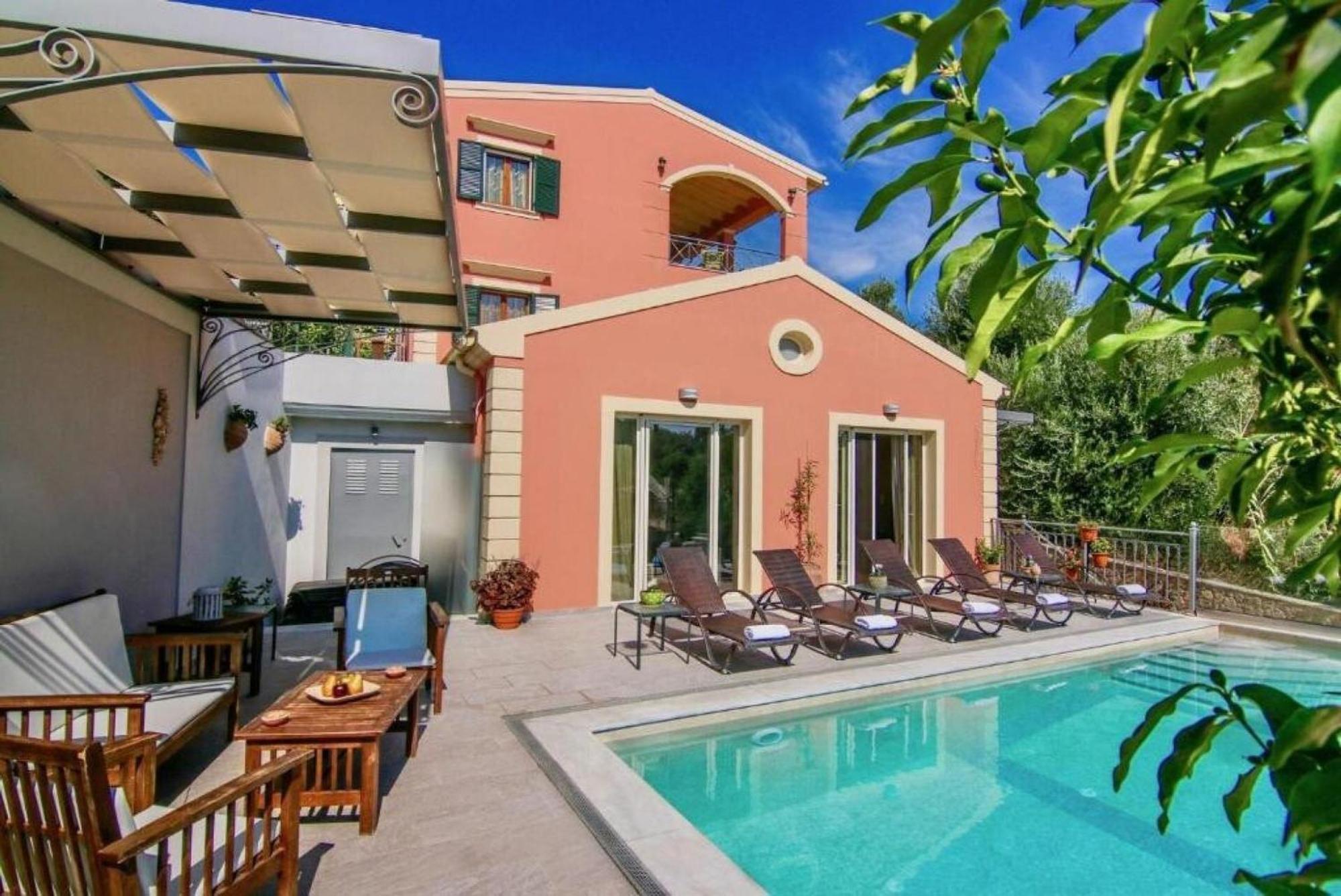 Jewel Private Pool In Corfu Island * Alykes Potamou