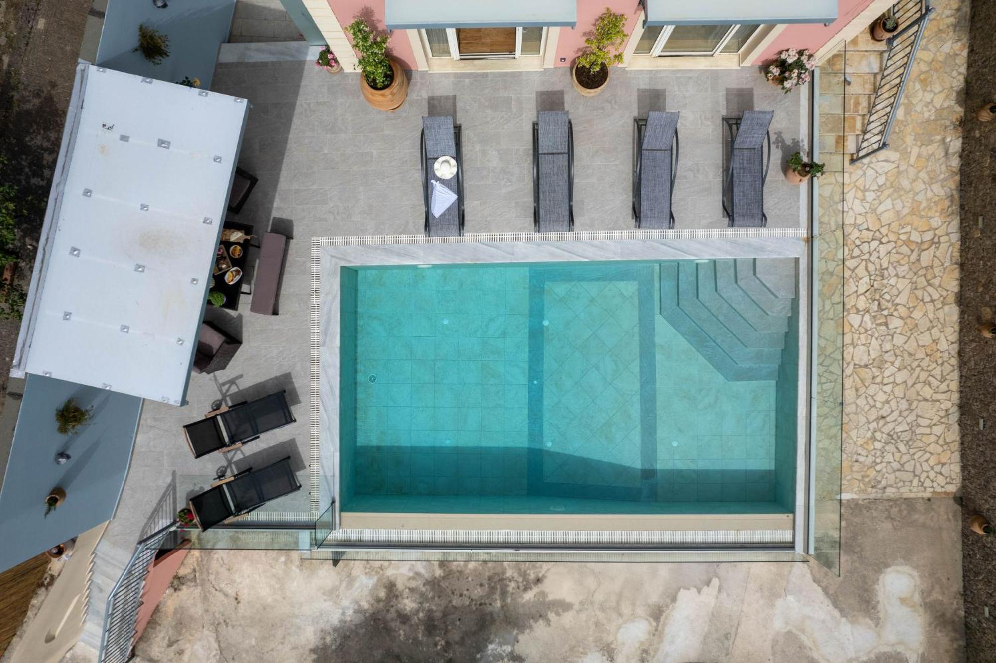 Jewel Private Pool In Corfu Island Alykes Potamou