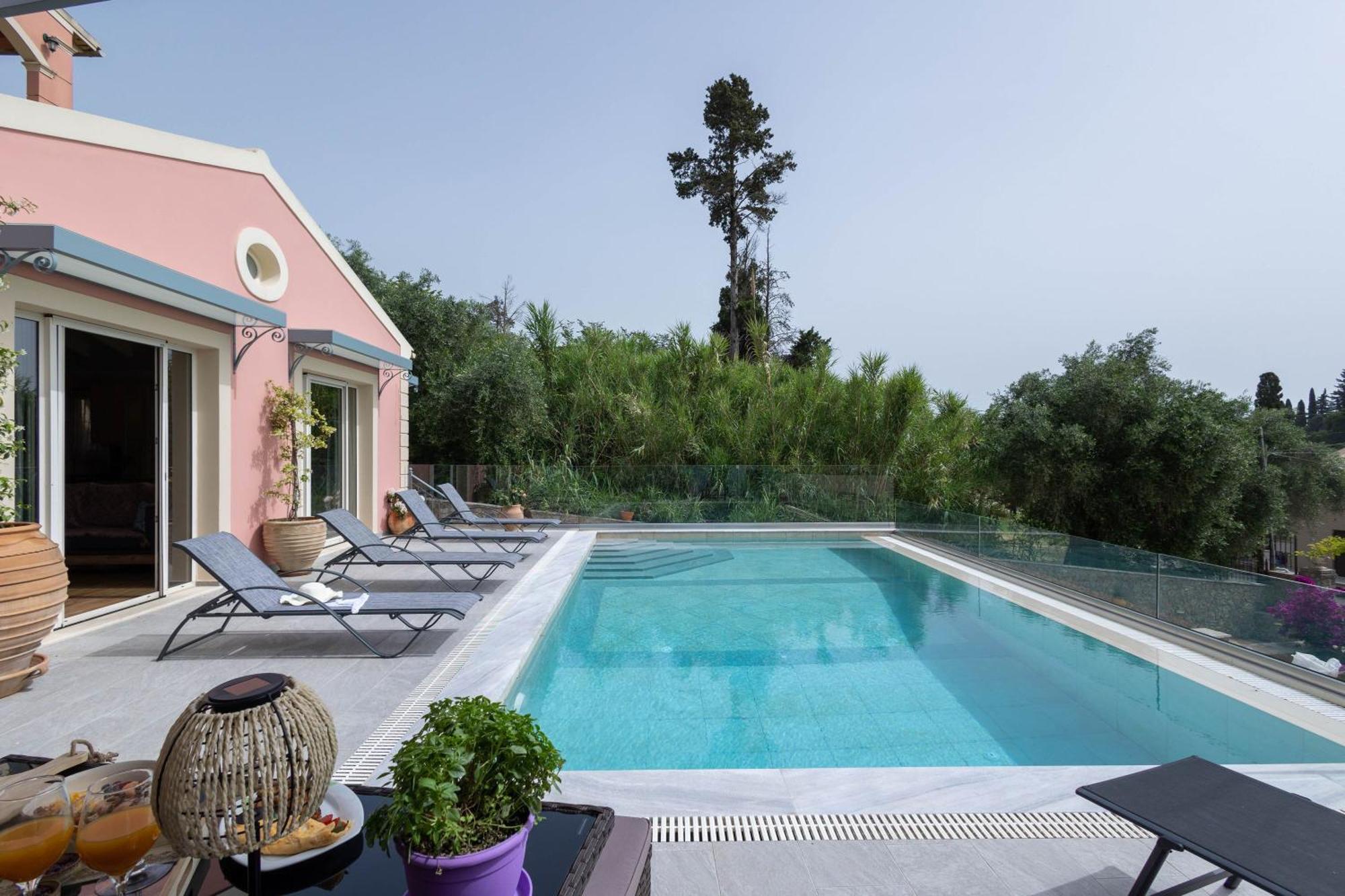 Jewel Private Pool In Corfu Island * Alykes Potamou