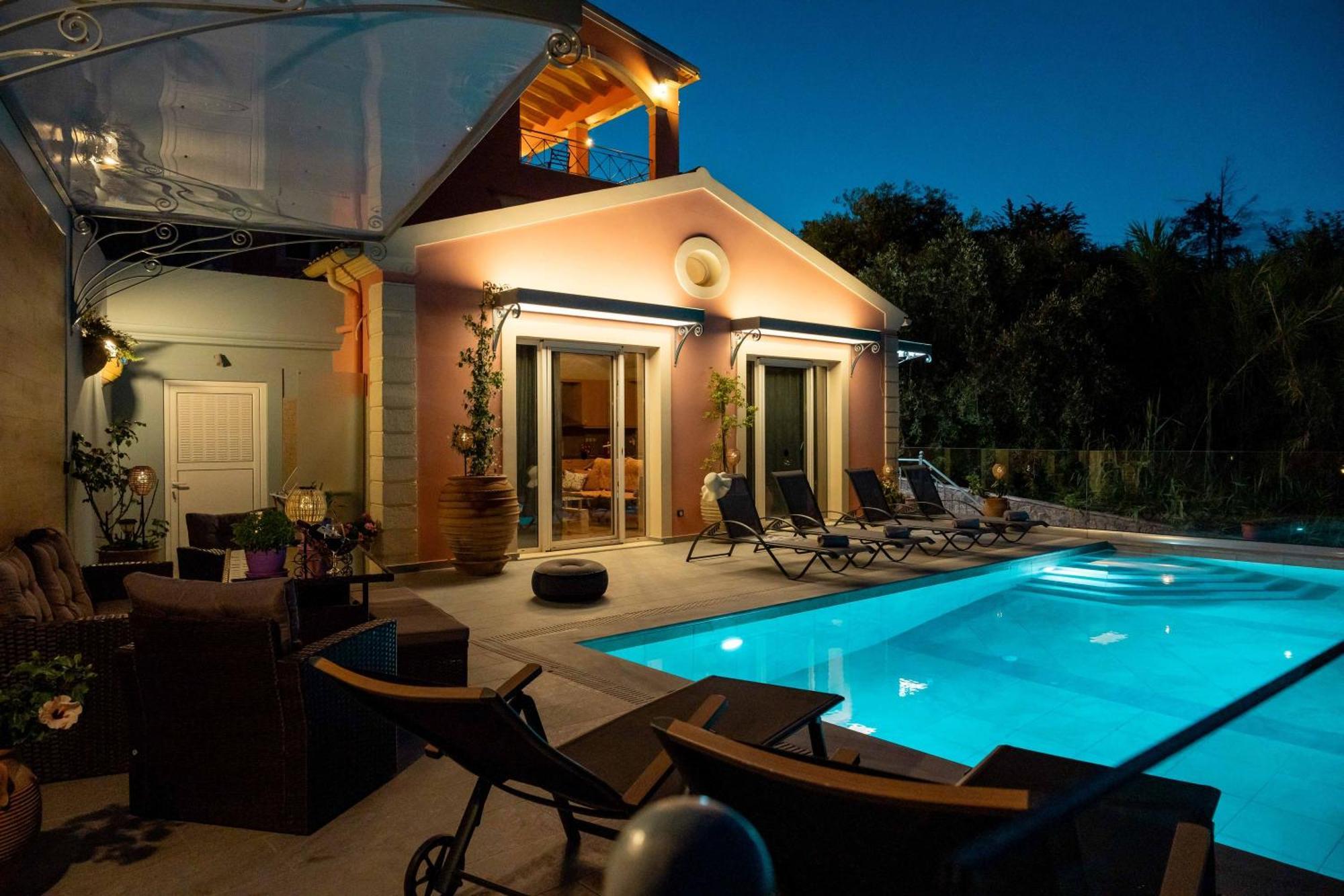 Jewel Private Pool In Corfu Island Villa Alykes Potamou