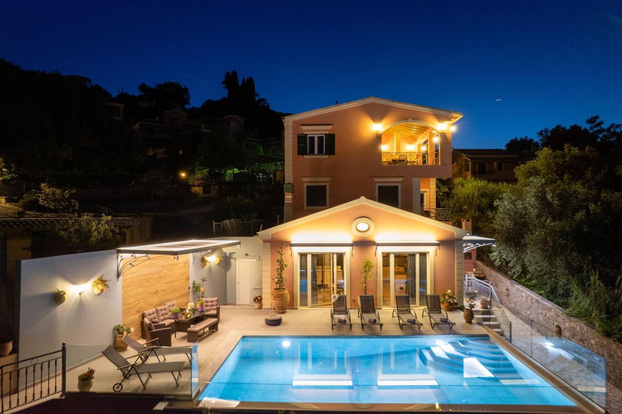 Villa Jewel Private Pool In Corfu Island *